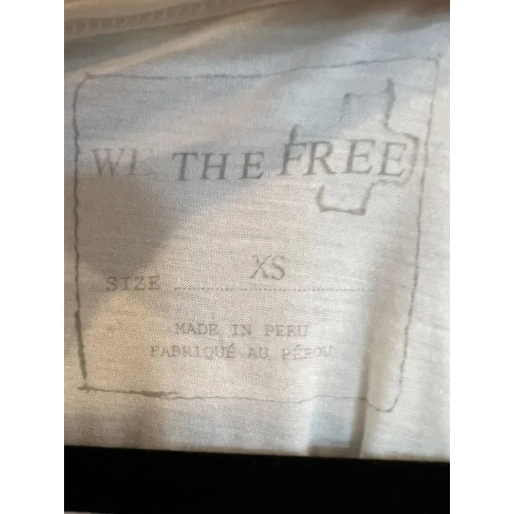 #970 Free People We The Free Tank Top White Amour Size XS - Picture 6 of 6